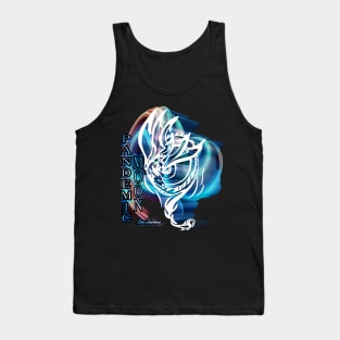 Pandemic Moon- 3D Neon Dragon Tank Top